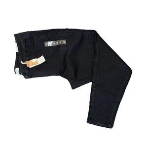 Lane Bryant Super Stretch Skinny Jeans Black Power Pockets Plus 22L Long NWT